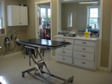 Prep area